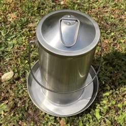 Abreuvoir poule en inox 4L - Gaun