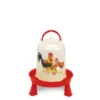 Abreuvoir poule en plastique Eco 3L Happy Range avec pieds - Gaun