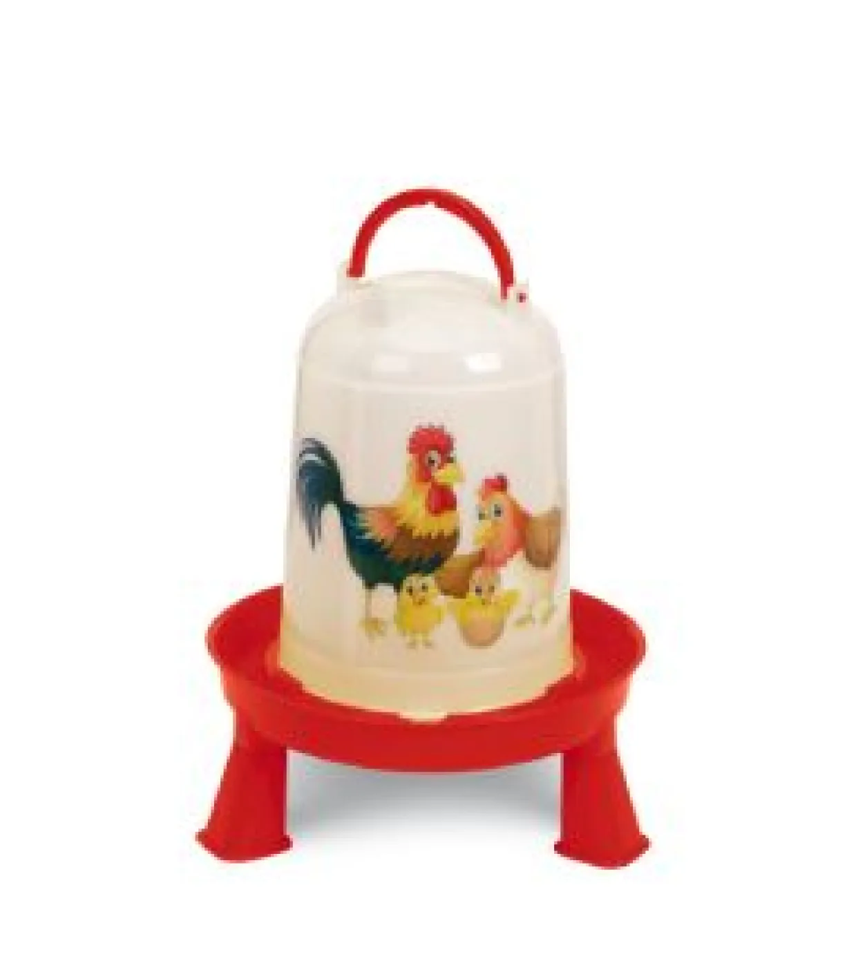 Abreuvoir poule en plastique Eco 5L Happy Range avec pieds - Gaun