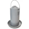 Abreuvoir poule galvanisé gris avec anse 4L - Gaun