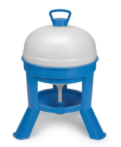 Abreuvoir poule plastique à siphon avec pieds 20L - Gaun