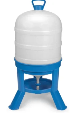 Abreuvoir poule plastique à siphon avec pieds 40L - Gaun
