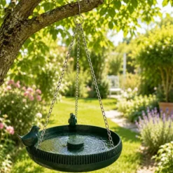 Abreuvoir pour oiseaux sauvages modulable Ondéa Solo vert olive - Evena