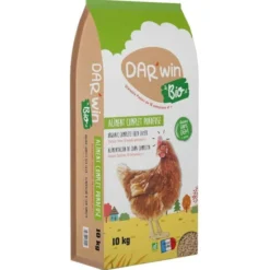 Aliment complet poules pondeuses granulés Bio 10kg - DAR’win