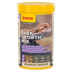 Aliment complet pour jeunes dragons barbus Bearded Dragon Baby Growth Mix 250ML - Sera