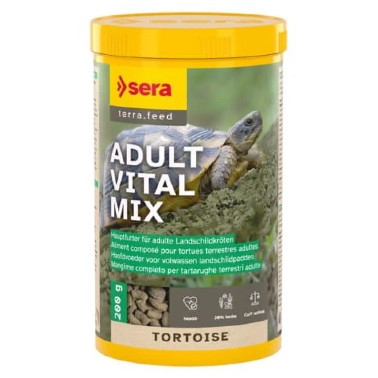 Aliment complet pour tortues terrestres adultes Tortoise Adult Vital Mix 1L - Sera