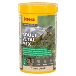 Aliment complet pour tortues terrestres adultes Tortoise Adult Vital Mix 250ML - Sera