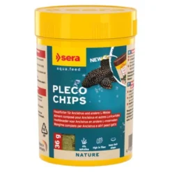 Aliment composé pour Ancistrus et autres Loricariidés Pleco Chips Nature 100ML - Sera