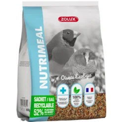Aliment composé pour oiseaux exotiques Nutrimeal 800g - Zolux
