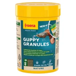 Aliment composé pour poissons Guppy Granulés Nature 100ML - Sera