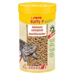 Aliment composé pour tortue aquatique Raffy P Nature 250ML - Sera