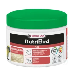 Aliment d’élevage à la main pour amazones, cacatoès, grandes perruches NutriBird A21 250g - Versele Laga