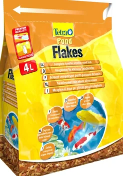 Aliment pour poissons de bassin flocons Pond Flakes 4L - Tetra