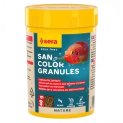 Aliment pour poissons d’ornement granulés San Color Granulés 100ML - Sera