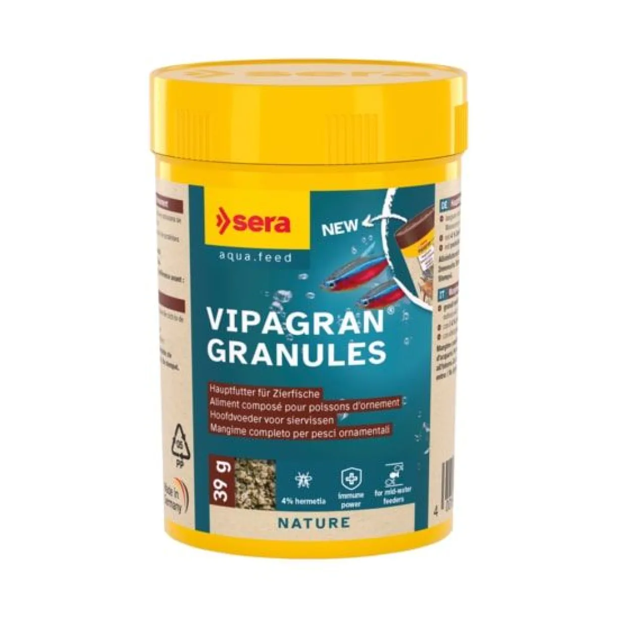 Aliment pour poissons d’ornement Vipagran Granulés 100ML - Sera