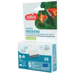 Aliment pour poissons Week End par 8 - Zolux