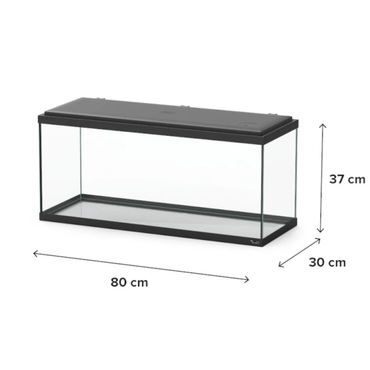 Aquarium poisson Explorer Amsterdam Bio 85L blanc avec BioBox, rampe LED et chauffage - Aquatlantis