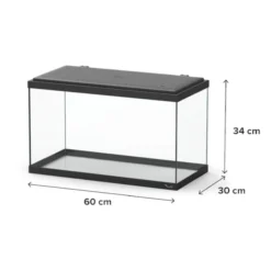 Aquarium poisson Explorer Paris Bio 58L blanc avec BioBox, rampe LED et chauffage - Aquatlantis