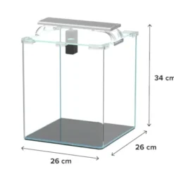 Aquarium poisson Kubus Curve 20L Essential avec Bio Filter et LED - Aquatlantis