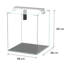 Aquarium poisson Kubus Curve 65L Essential avec Bio Filter et LED - Aquatlantis