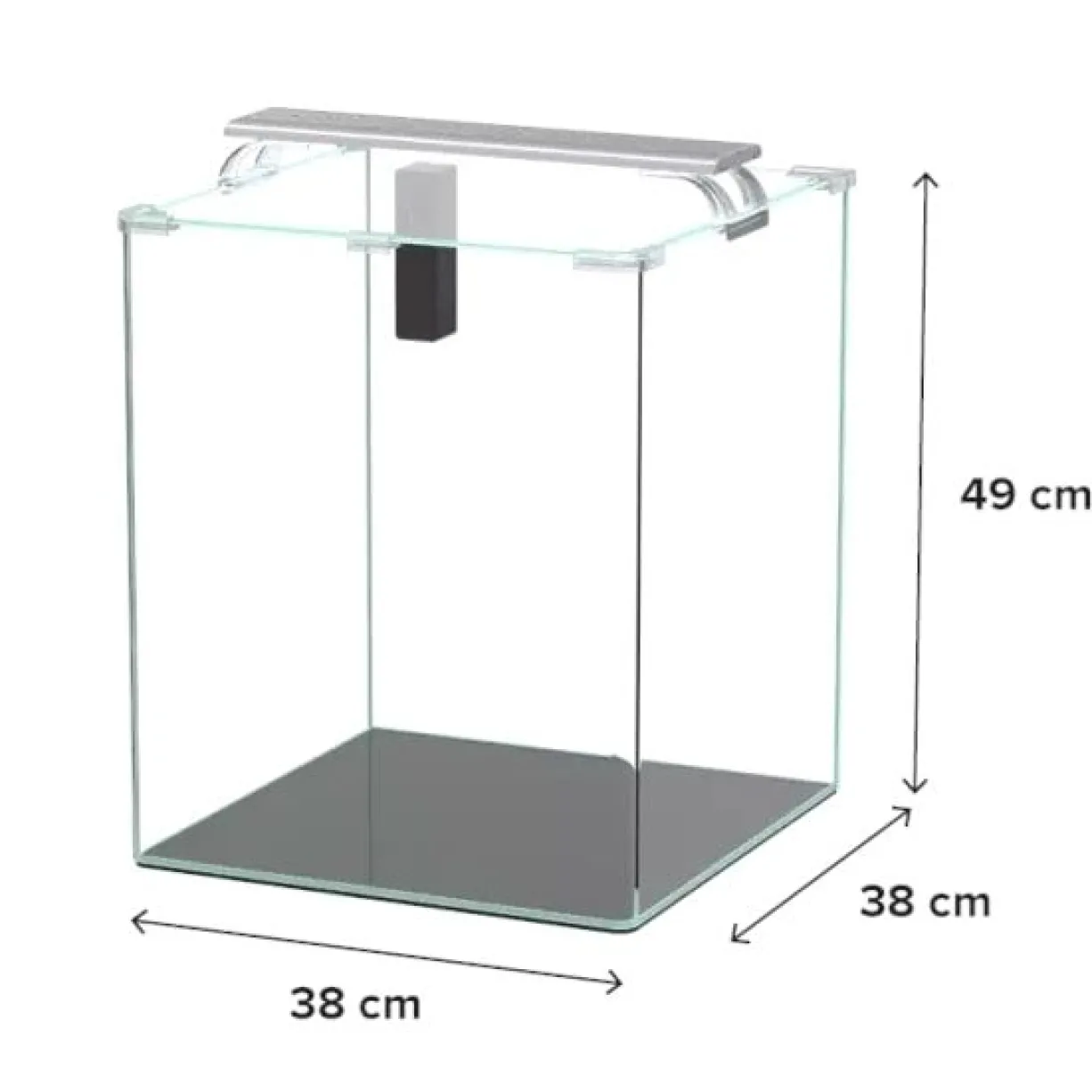 Aquarium poisson Kubus Curve 65L Essential avec Bio Filter et LED - Aquatlantis