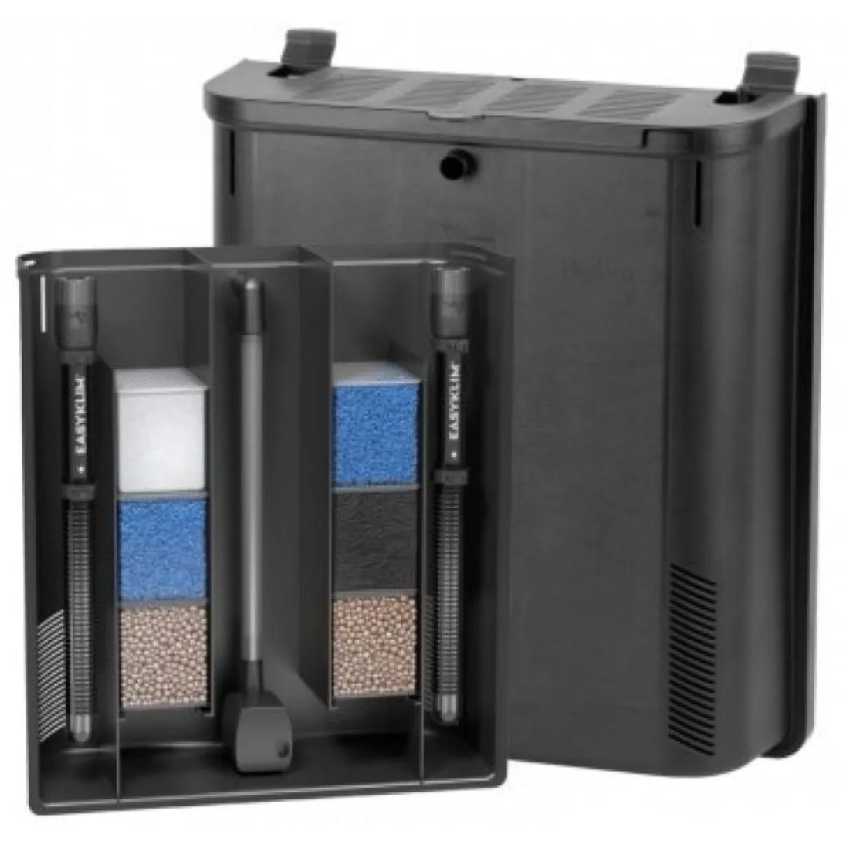 Aquarium poisson Splendid 200 blanc LED 2.0 et BioBox avec meuble - Aquatlantis
