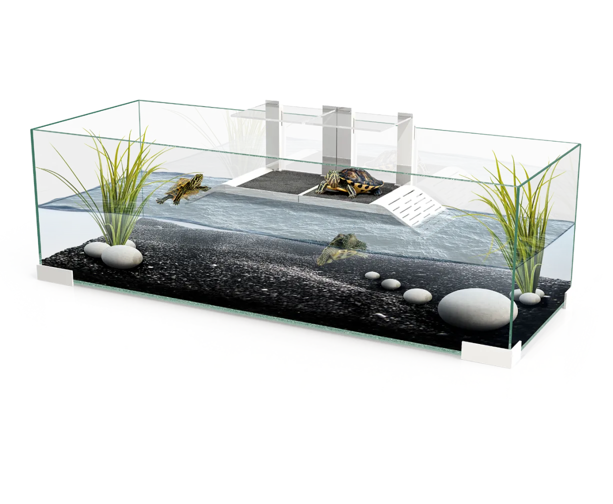 Aquarium pour tortue Tartarium 80 blanc - Ciano