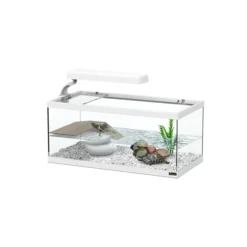 Aquarium tortue Aqua Tortum 40 blanc sans filtre - Aquatlantis