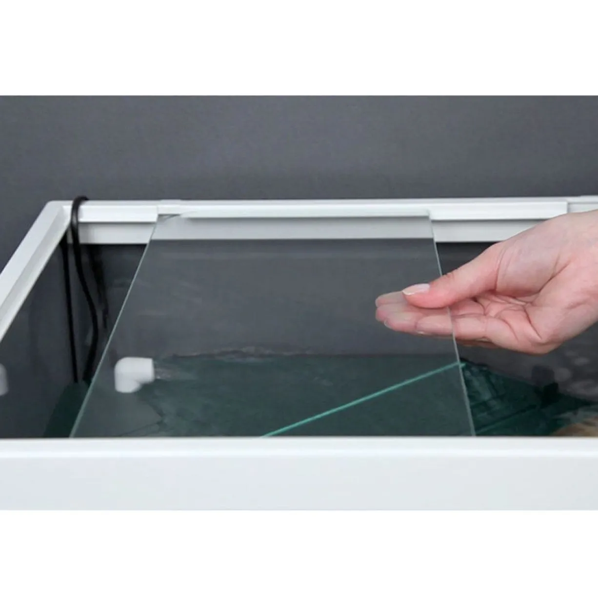 Aquarium tortue Aqua Tortum 100 blanc - Aquatlantis