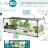 Aquarium tortue Karapas Aqua 80 Pro noir - Zolux