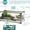 Aquarium tortue Karapas Aqua 50 Pro noir - Zolux