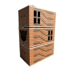 Arbre à chat en carton triplex New-Yorkais 60x39x89cm - WasaByCat