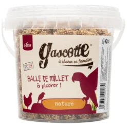 Balle de millet poule et oiseaux Gascotte 140g - Gasco