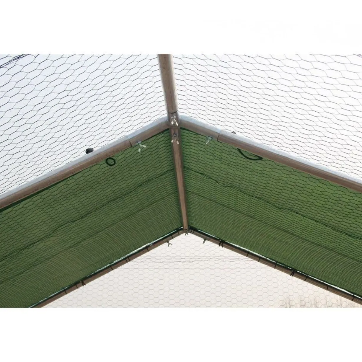 Bâche Deluxe taille M pour parc grillagé 4x3m et 6x3m verte