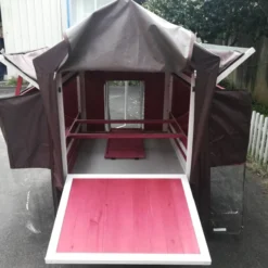 Bâche de protection pluie et vent pour poulailler Deluxe