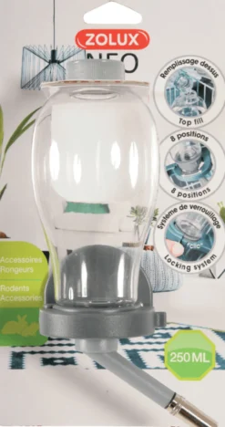 Biberon Remplissage par Dessus 250ML Gris