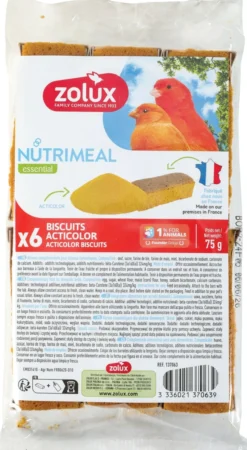 Biscuit oiseaux Nutrimeal acticolor par 6 - Zolux