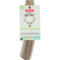 Bois de cerf naturel à mastiquer friandise chiot Puppy - Zolux