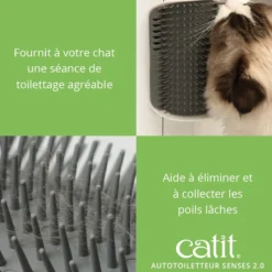 Brosse Auto Toiletteuse pour Chat Catit Senses 2.0
