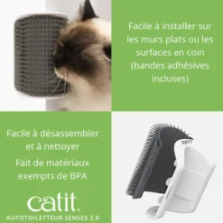 Brosse Auto Toiletteuse pour Chat Catit Senses 2.0