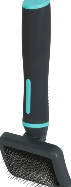 Brosse pour chien slicker rétractable Anah taille S - Zolux