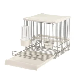 Cage de nurserie et bain grillagé pliable oiseaux avec porte Flexy+ - 2GR