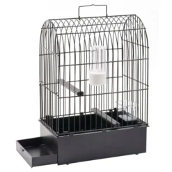 Cage d’exposition oiseaux canaris noire York - 2GR