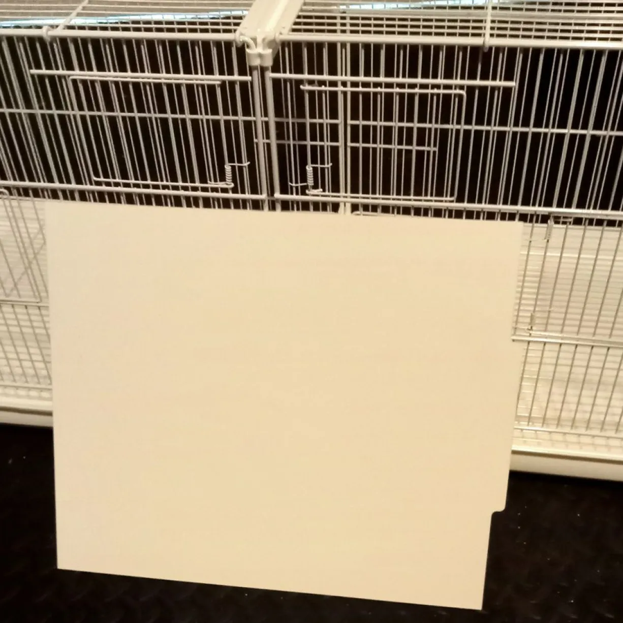 Cage d'élevage 120 cm BORMIO blanche pour oiseaux - 2GR