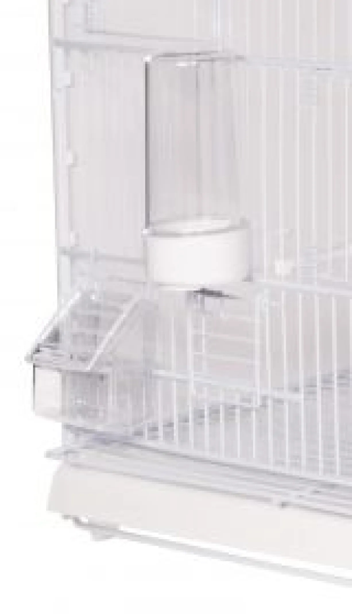 Cage d'élevage 120 cm BORMIO blanche pour oiseaux - 2GR