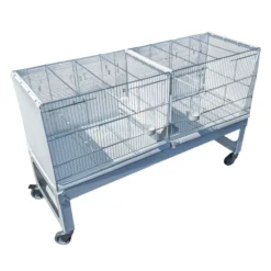 Cage d’élevage oiseaux 120 cm Sestriere métal avec chariot - 2GR