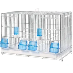 Cage d’élevage oiseaux pliable et démontable 58 cm grille zinguée - 2GR