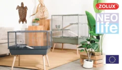 Cage grillagée petit rongeur sur pieds NeoLife 80 - Zolux