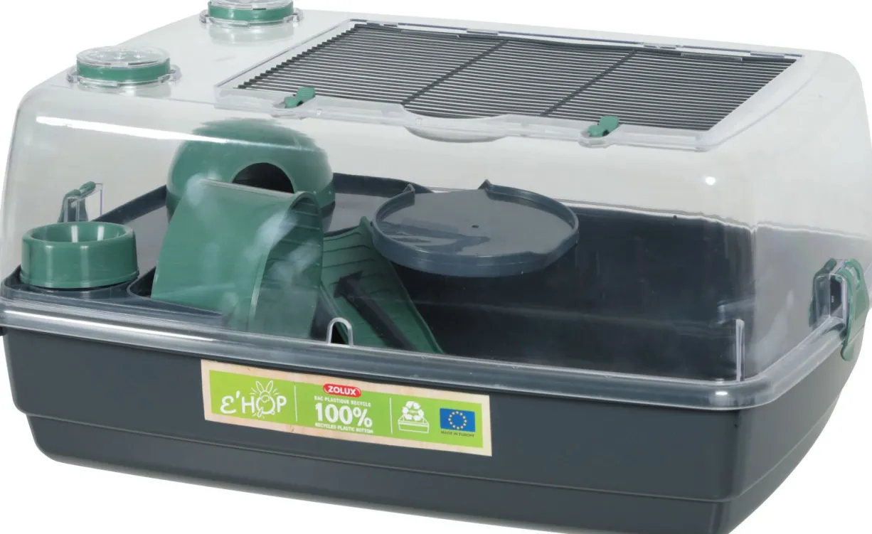 Cage rongeur Ehop 55cm hamster vision verte - Zolux