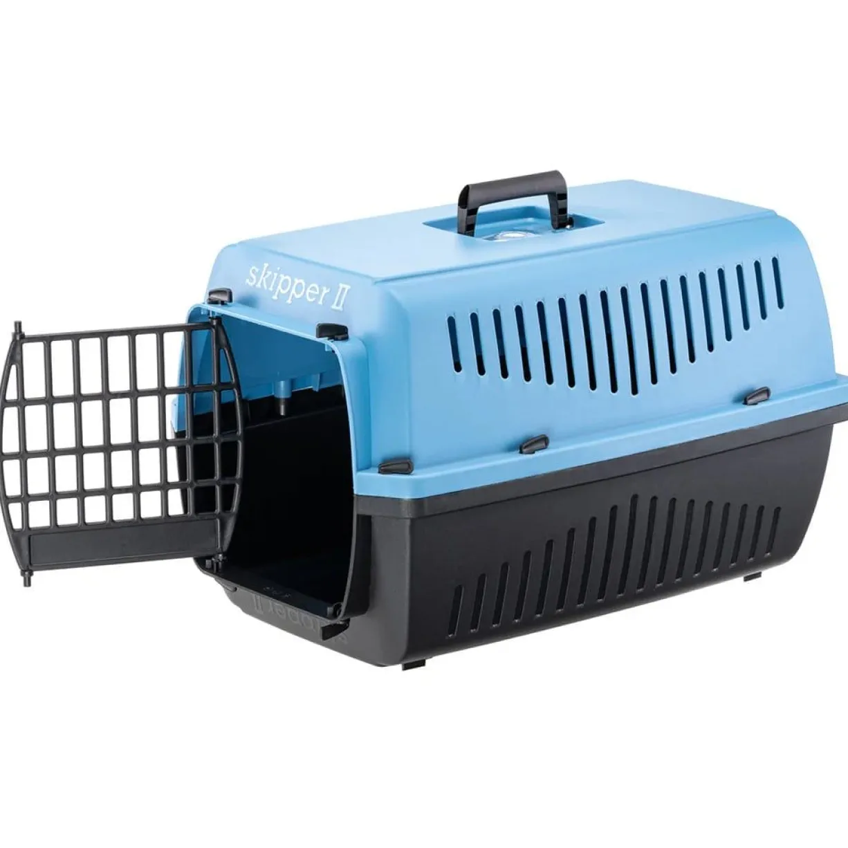 Caisse de transport plastique recyclé chat et petit chien Skipper 2 beige - Ferplast